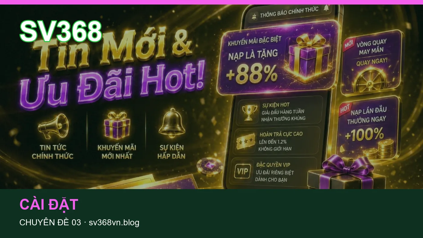 Trải nghiệm Bảo mật trên điện thoại cùng cẩm nang SV368